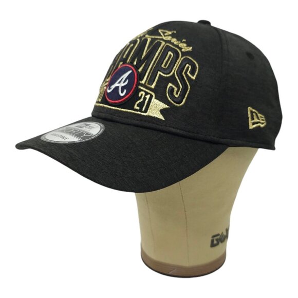 Atlanta Braves Snapback Hat MLB 2021 World Series Champs Cap New Era 9Forty NEW - Picture 2 of 15